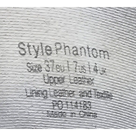 Naked Wolfe Phantom Womens Leather High Top Sneakers White Size 7 - Picture 12 of 13